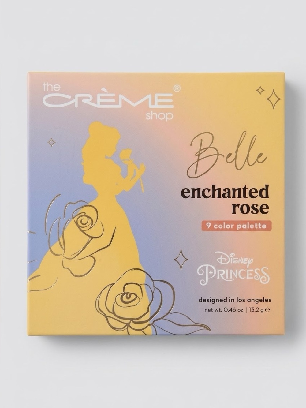 The Crème Shop Disney Belle Enchanted Rose 9-Color Eyeshadow Palette NIB